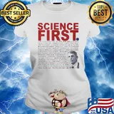 Dr Anthony Fauci Science First Milford s Ladies tee