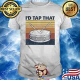 Drums I'd tap that vintage shirt