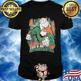 Duck player Miami hurricanes team football shirt