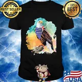 Eagle American flag veteran Independence Day shirt