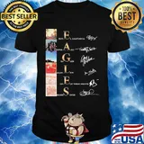 Eagles band players signatures shirt