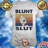 Fabulous blunt slut weed prayer hand vintage shirt