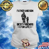 Father and son riding partners for life s Ladies tee