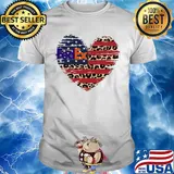 FedEx heart American flag veteran Independence Day shirt