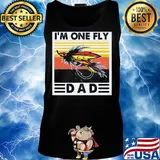 Fishing I’m one fly dad vintage s Tank top