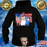 French bulldog firework american flag independence day s Hoodie
