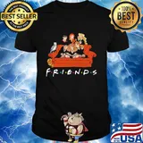 Friends harry potter characters sitting on sofa and reading book shirt