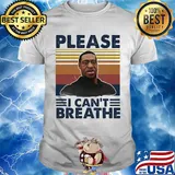 George Floyd please I can't breathe vintage shirt