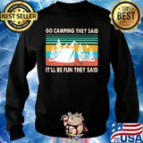 Go camping they said it'll be fun they said vintage s Sweater