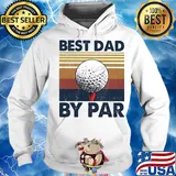 Golf best dad by par vintage 2020 s Hoodie