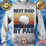 Golf best dad by par vintage 2020 s Sweater