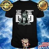 Green Bay Packers dad a son's first hero a daughter's first love shirt