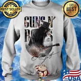 Guns N’ roses playing guitar signature s Sweater