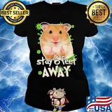Hamster stay 6 feet away coronavirus s Ladies tee