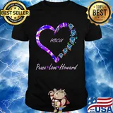 HBCU peace love Howard heart shirt