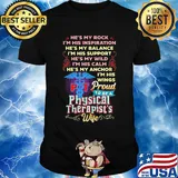 He's my rock I'm his inspiration he's my balance I'm his support he's my wild shirt