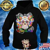 Hippie skull I'm gay till I die s Hoodie
