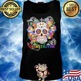 Hippie skull I'm gay till I die s Tank top