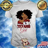 Houston Texans football black girl shirt