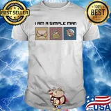 I am a simple man beer horse shirt