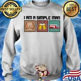 I am a simple man like woman beer firefighter s Sweater