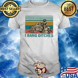 I bang ditches snowboard vintage shirt