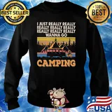 I just really really really really really wanna go camping vintage s Sweater