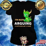 I'm not Arguing I'm explaining why I'm right Dragon s Ladies tee