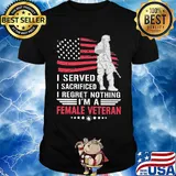 I served I secrificed American flag veteran Independence Day shirt