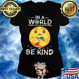 Icon hug heart autism in a world where you can be anything be kind s Ladies tee
