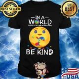 Icon hug heart autism in a world where you can be anything be kind shirt