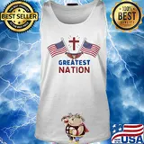 Independence Day eagle greatest nation flag america s Tank top