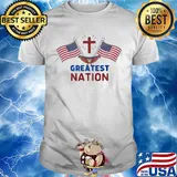 Independence Day eagle greatest nation flag america shirt