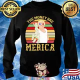 Independence Day trump the money bae merica vintage s Sweater