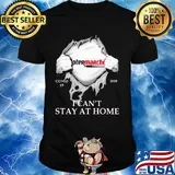 Intermarché covid-19 2020 i can’t stay at home hand shirt
