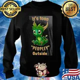 It's tooo peopley outside Dragon s Sweater