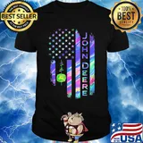 John deere american flag independence day shirt