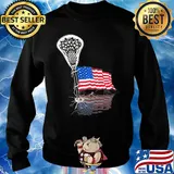 Lacrosse american flag independence day s Sweater