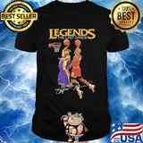 Legends the last dance Kobe Bryant and Michael Jordan play basketball signatures shirt