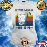Lemon ice let the evening be gin vintage s Ladies tee