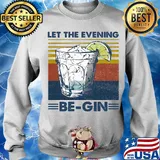 Lemon ice let the evening be gin vintage s Sweater