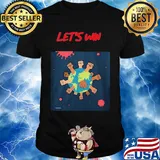 Let's win Covid-19 earth shirt