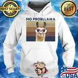 Llama no probllama vintage s Hoodie