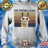 Llama no probllama vintage s Sweater