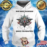 lotus tattoo henna what makes you different makes you beautiful s Hoodie