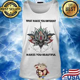 lotus tattoo henna what makes you different makes you beautiful s Tank top