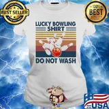 Lucky bowling shirt do not wash vintage s Ladies tee