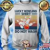 Lucky bowling shirt do not wash vintage s Sweater