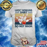 Lucky bowling shirt do not wash vintage shirt