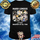 Mario Lemieux 66 greatest of all time signature shirt